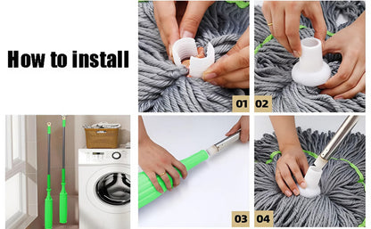 Self-twisting Water Rotating Mop